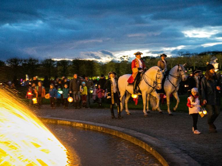 Laternenumzug in Herrenhausen